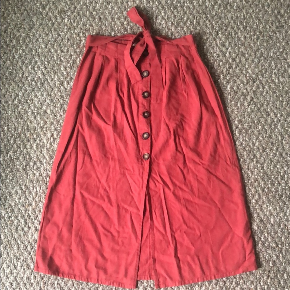 Pacsun high waisted midi skirt
